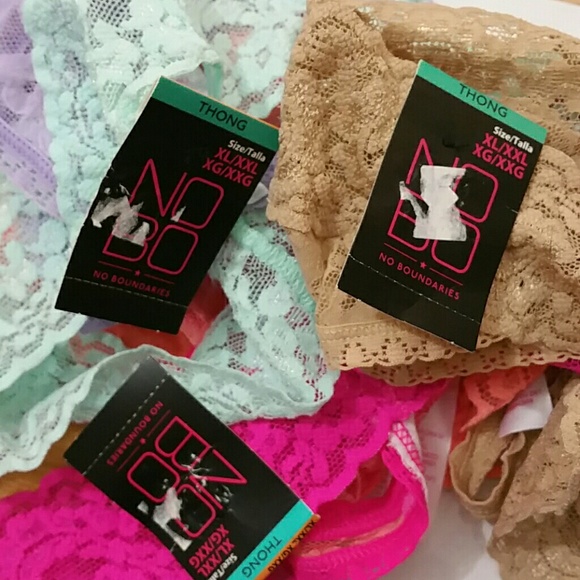 No boundaries New Bundle of 4 thong Sz XL/XXL - Picture 4 of 6